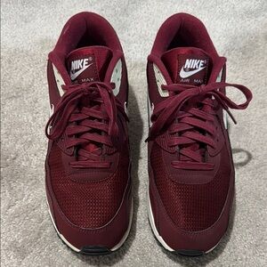 Nike Air Max Burgundy Sneakers
